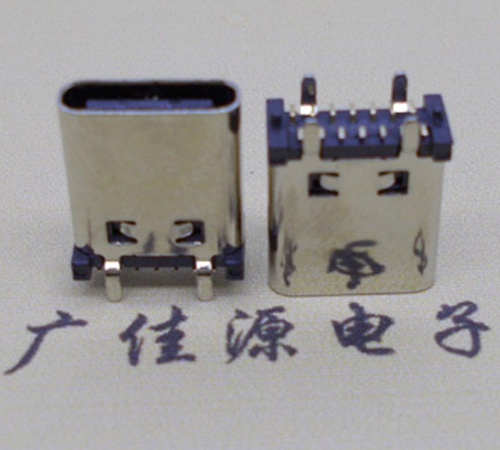 河源立式贴板type-c14p母座长10.0mm