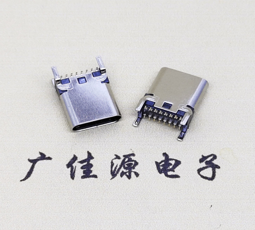 河源USB 3.1TYPE-C16Pin立贴母头座子引脚接线正负级详解